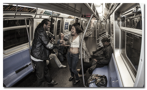 Northbound Number 1 NYC