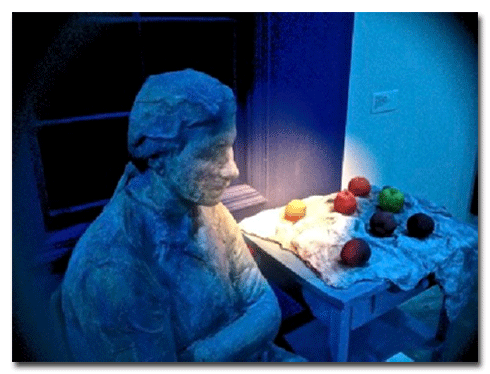 George Seagal's sculpture, Helen and the Apples