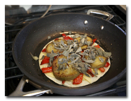 Eggplant and Red Pepper Quesadillas