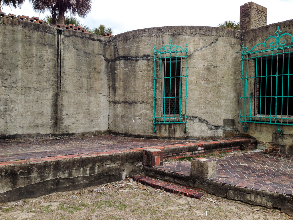 The east side faces the ocean with a sunny protected terrace.