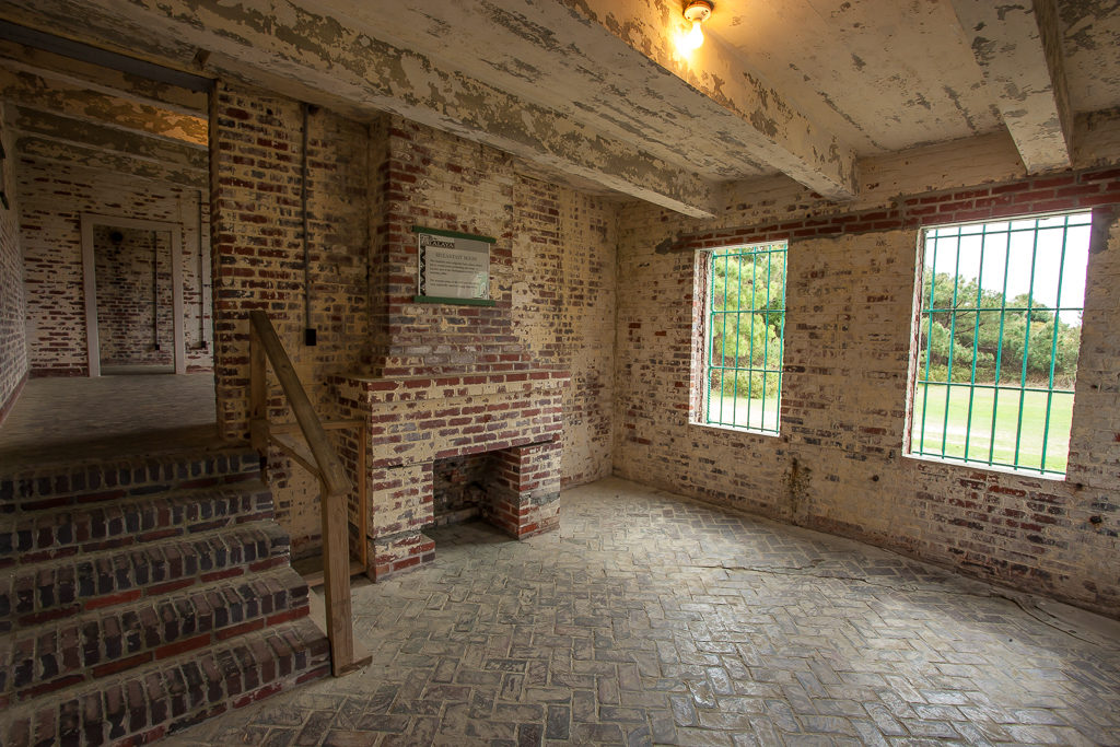 Every room has a fireplace