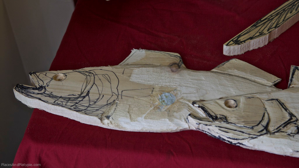 Fish ready to carve