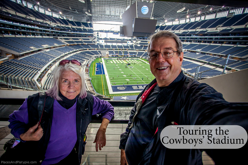 Happy New Year. We are about to begin our tour of the Dallas Cowboys STadium.