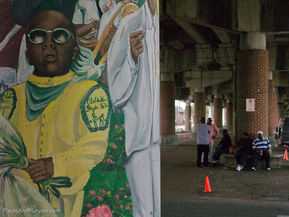 Treme, under Interstate 10