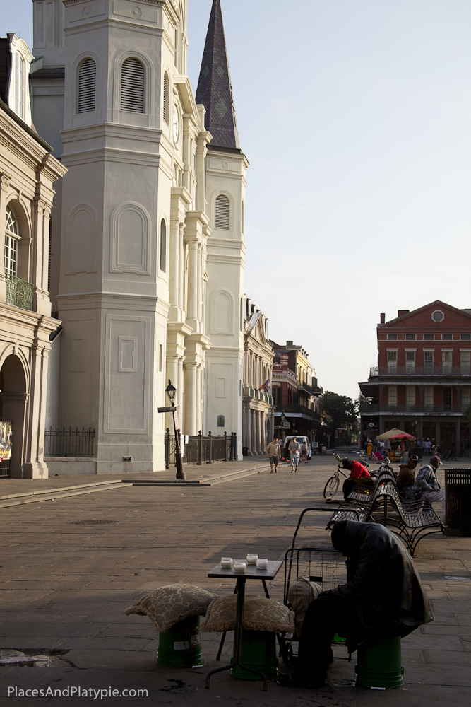 St Louis Cathedral early morning...