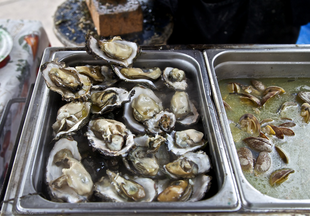 Fresh Warmed Pacific Oysters with Melted Butter