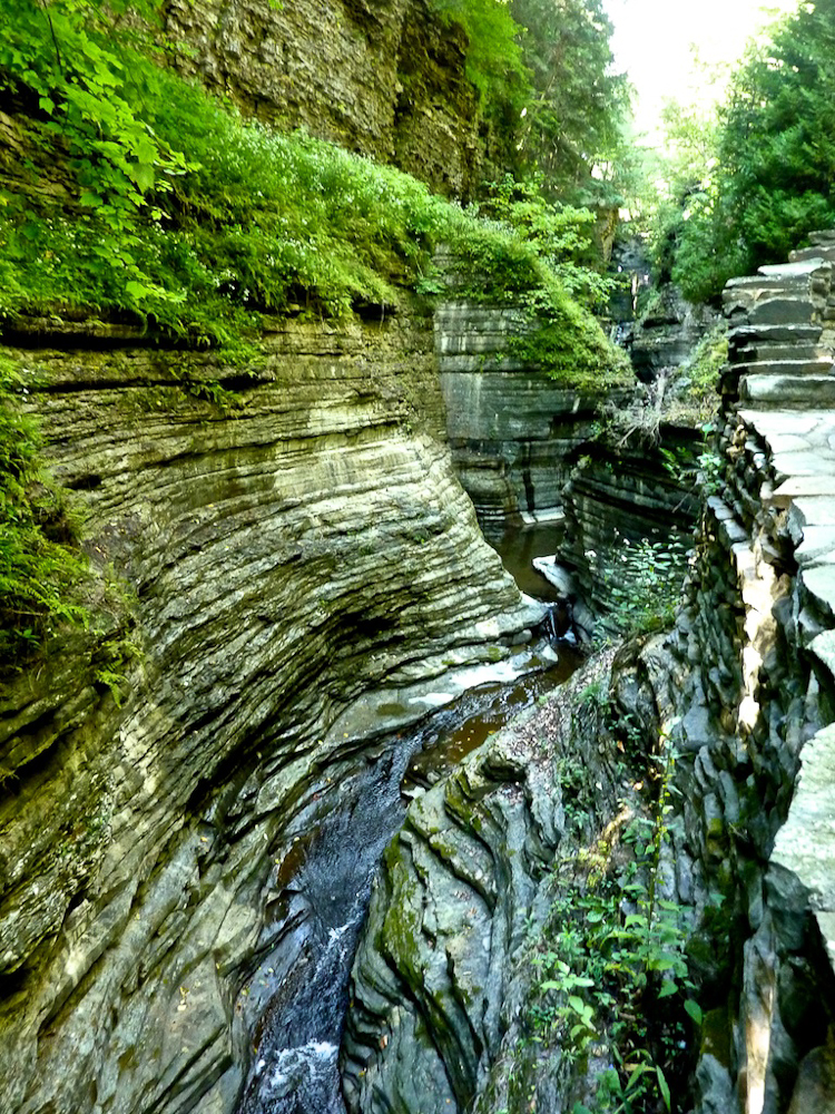The ascent up the Gorge Trail is a pathway that climbs 800 steps past waterfalls and quite pools.