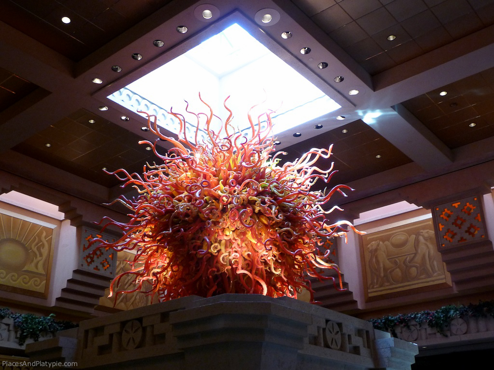 The Temple of the Sun in the Casino at  Atlantis Resort in the Bahamas.