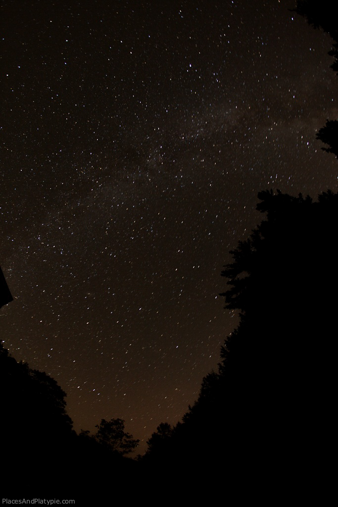 Milky Way over the camper