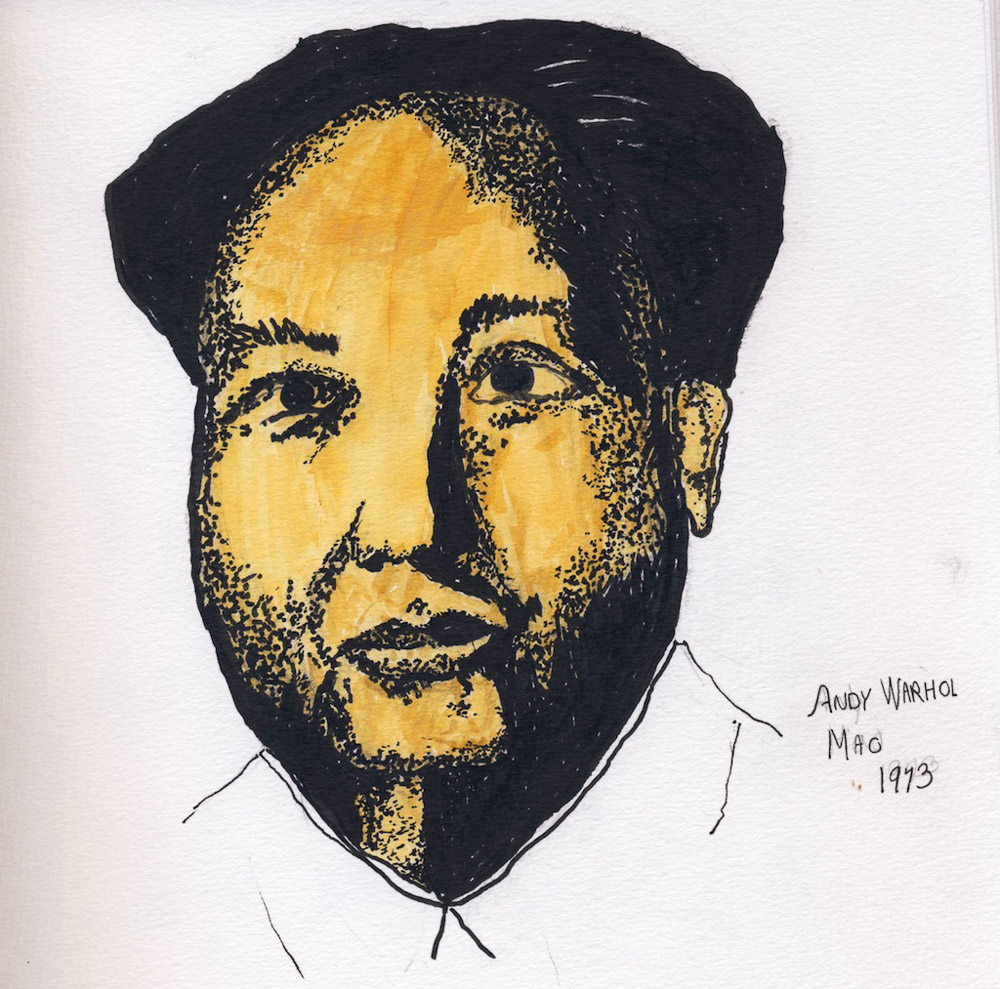 Chairman Mao by Andy Warhol and Peg