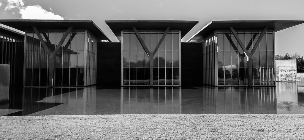 The museum was designed by Japanese Architect, Tadao Ando.