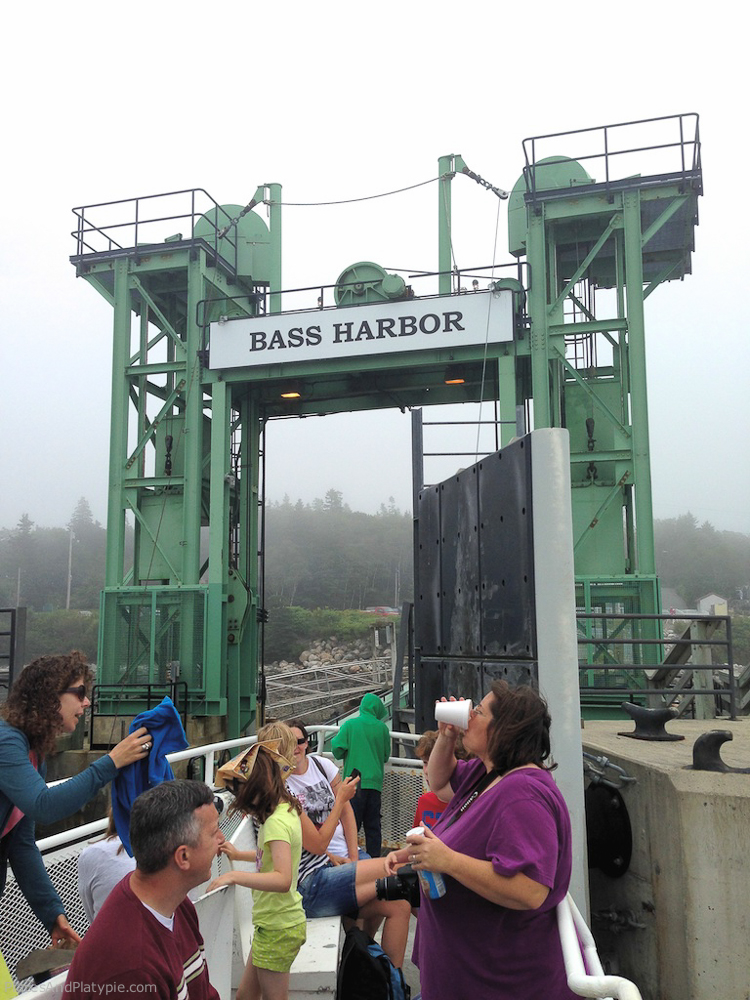 In a gathering fog, a small group of residents, campers and tourists set out for Swan Island on the tiny ferry, the Henry Lee.