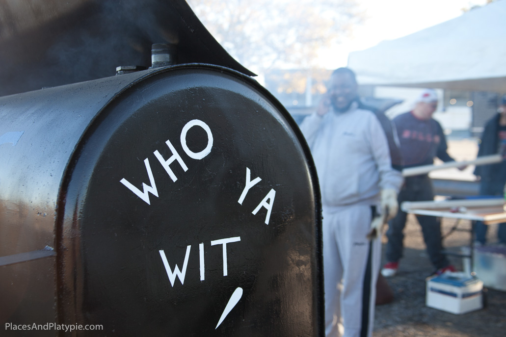 Proud daddy of the BBQ looks on