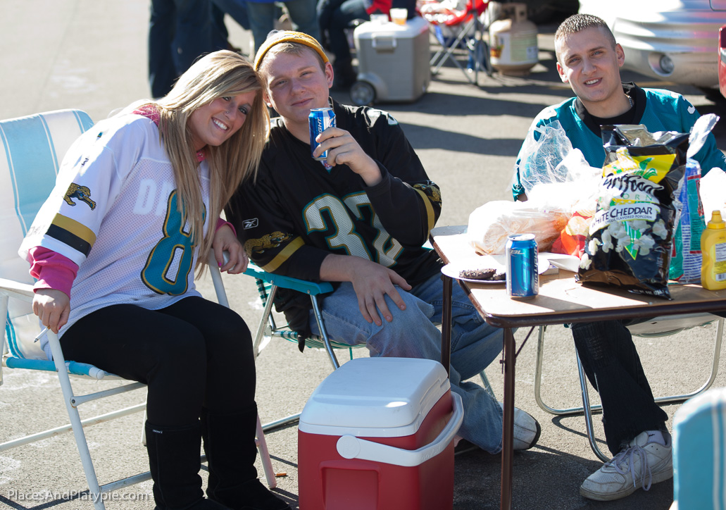 Fans for the visiting Jaguars team! See? They're still alive!