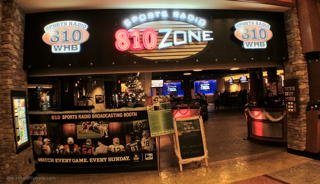 Inside Harrah's is a popular sports bar.