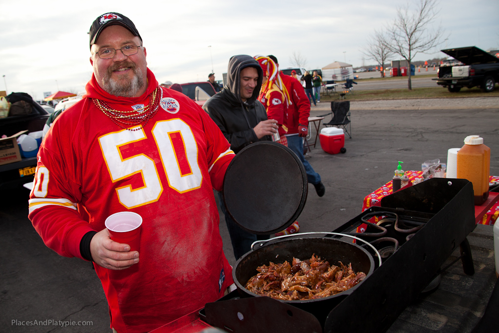 That is one proud chef!
