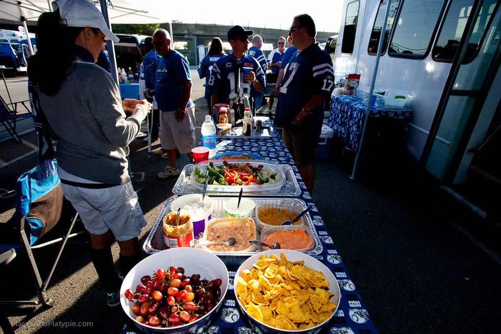 Grapes, Corn and Veggies - What could be healthier?