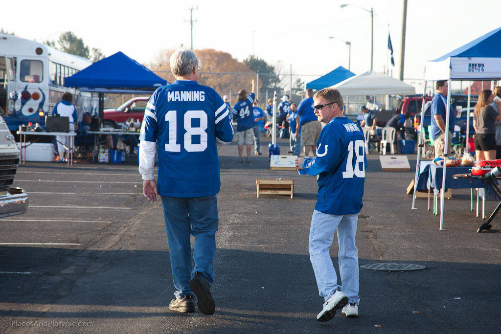 Supporting Peyton - hoping.