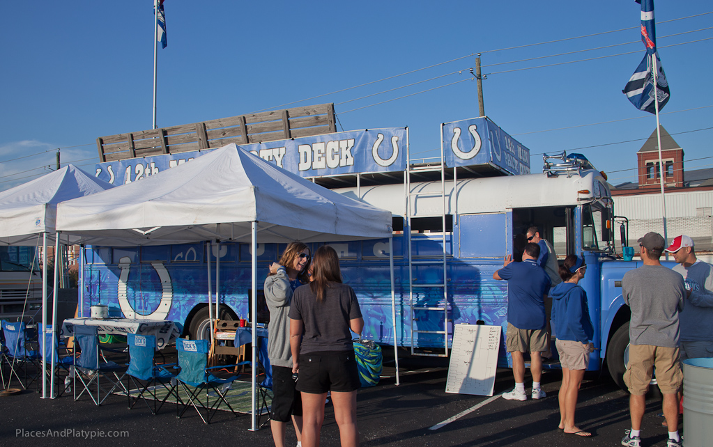 The 12th Man Party Deck folks were out early with no ill effects! Wow!