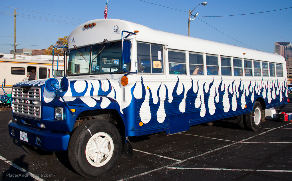Burning Blue Tailgaters Fan Van