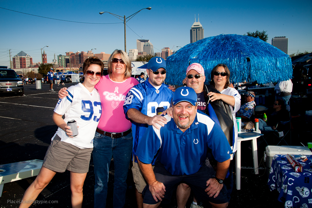 A Fine Line of Colts Fans!
