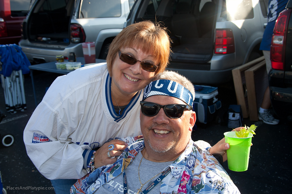 Proud Owners of the Blue Grass Colts Tiki Hut! Nice Ring!