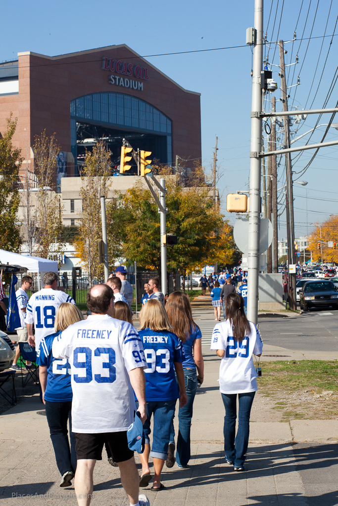 Heading towards the game