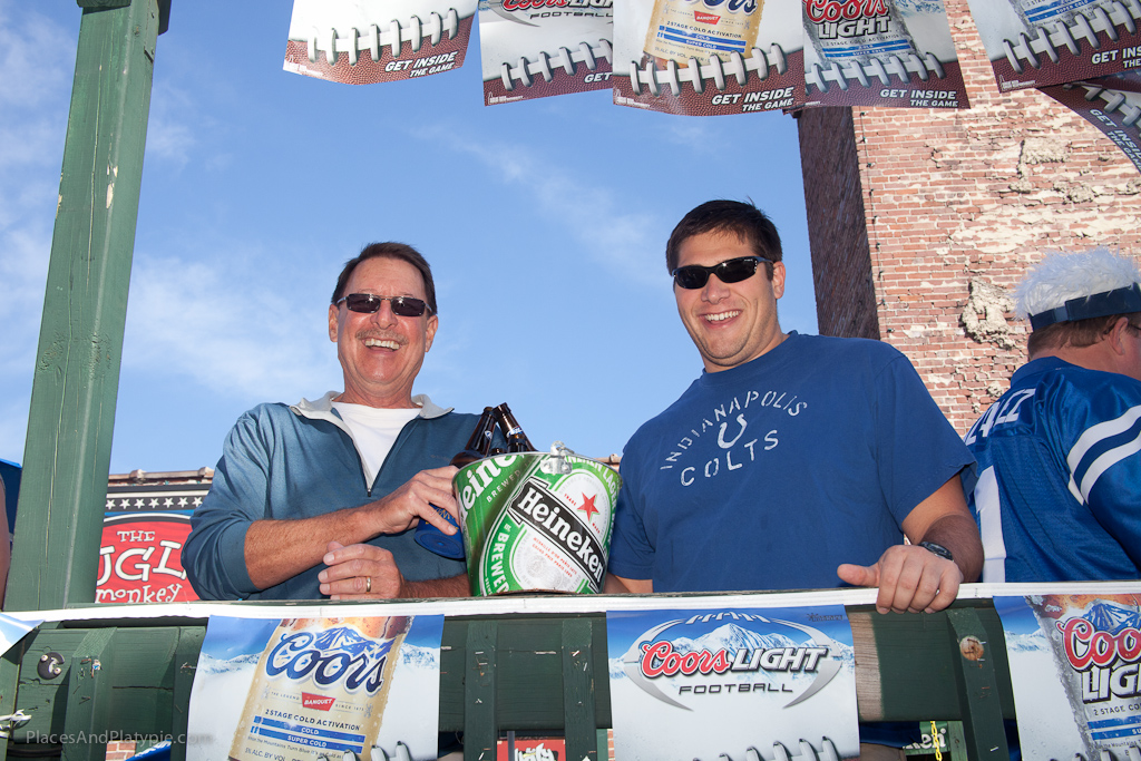 A bucket among Fans!