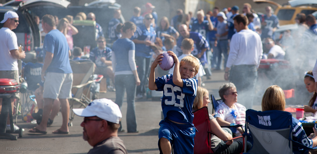 Ignore all distractions and catch the ball!