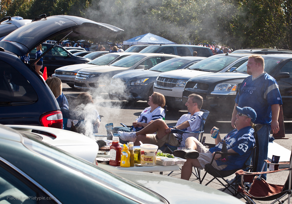 i love the smell of tailgating smoke in the morning!