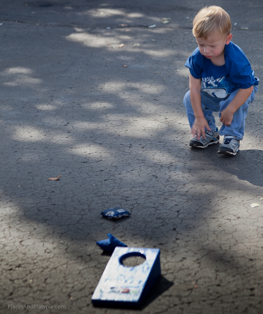I need a BIGGER CORNHOLE BOARD!!!
