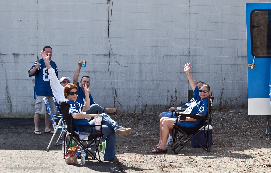 Private party van tailgating - effective!