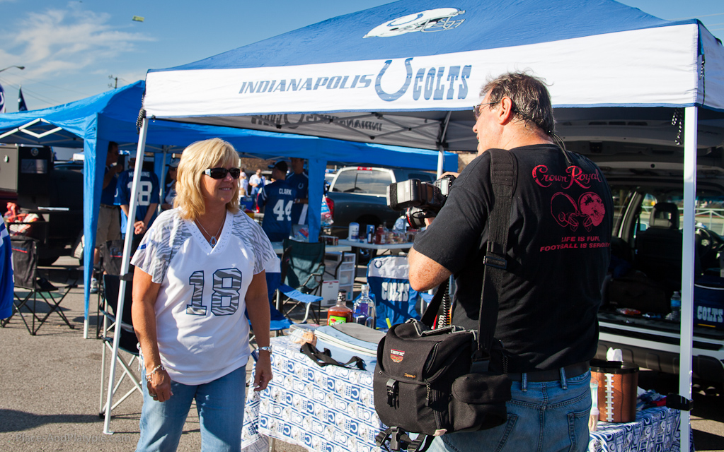 Bernie finds another Tailgating Beauty!