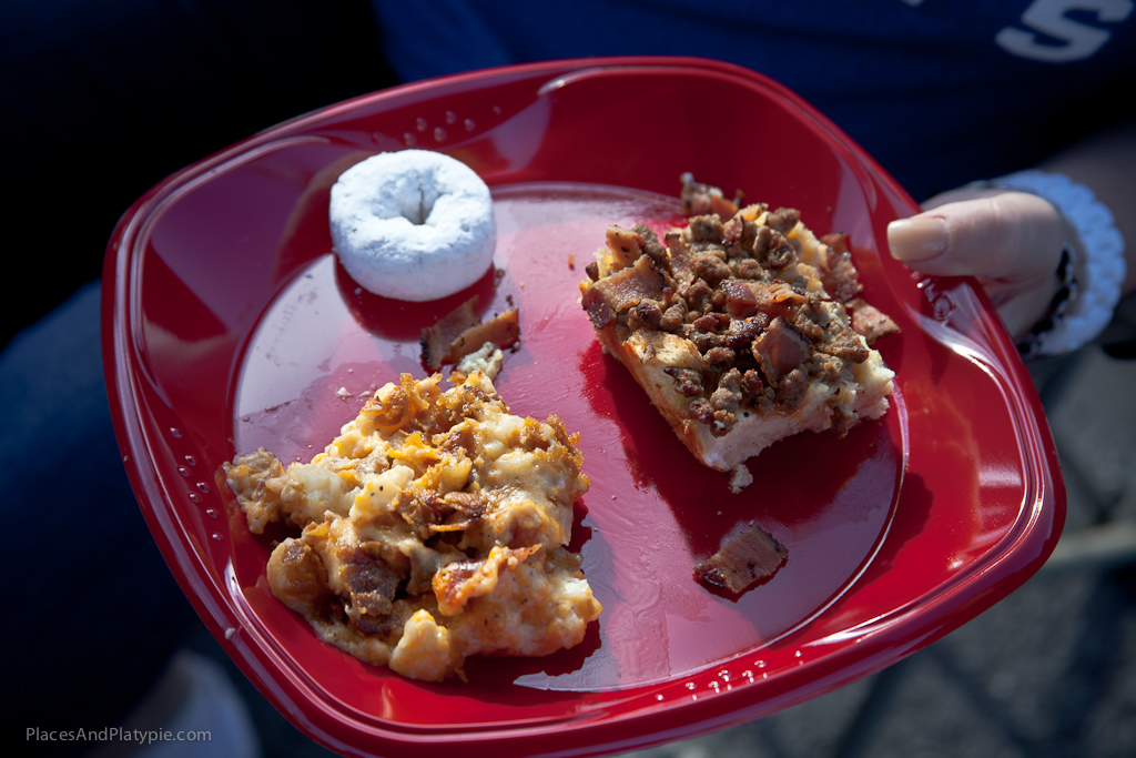 Kim REALLY throws a super tailgating breakfast!