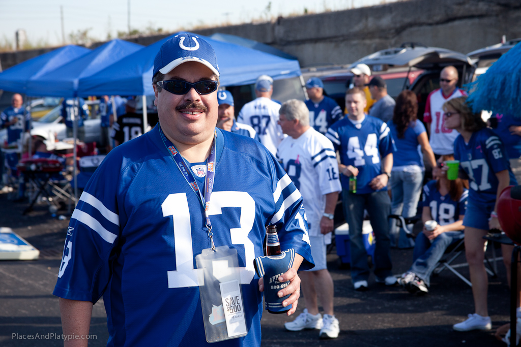 A man in his element!