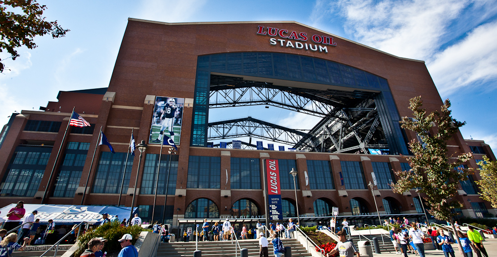 Gameday at Lucas Oil Stadium - Go Colts!