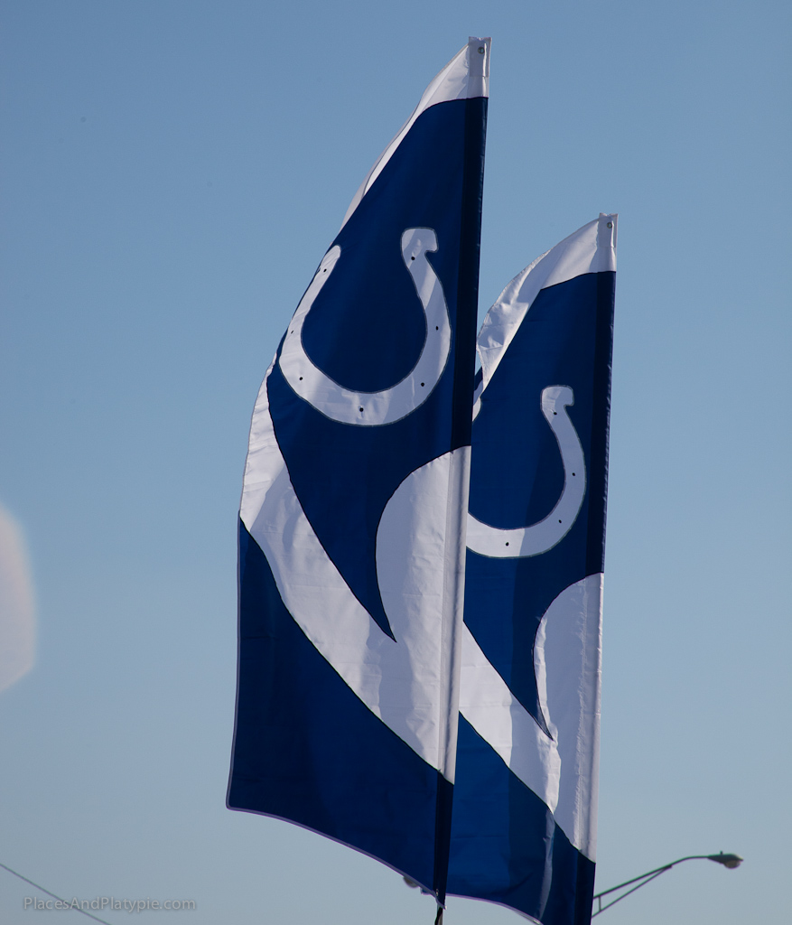 Colts Banners marching