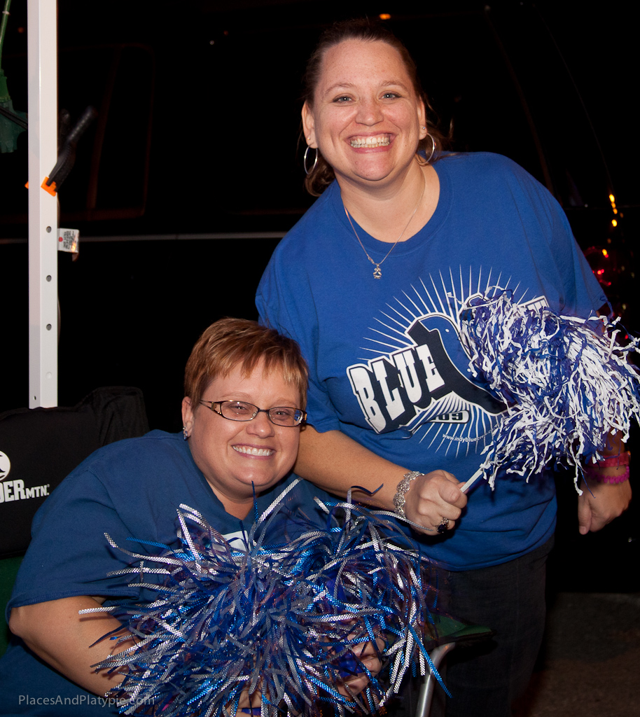 Pom poms just complete the outfit!