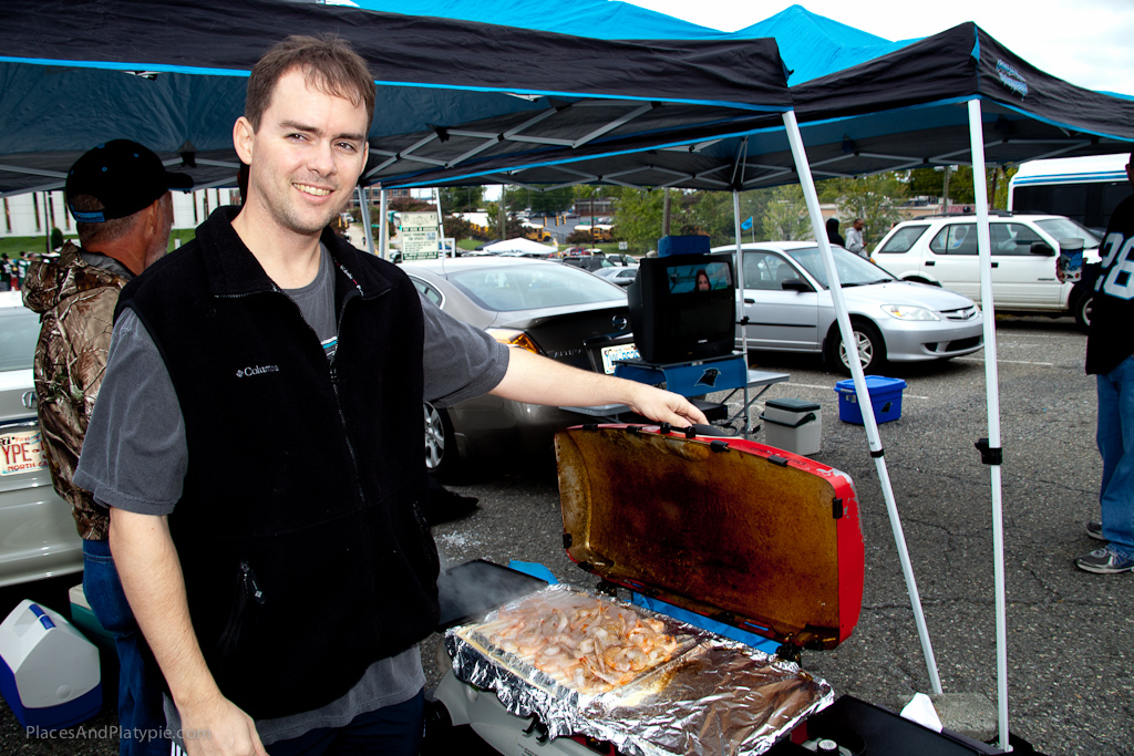 All the comforts of PANTHERS TAILGATING!