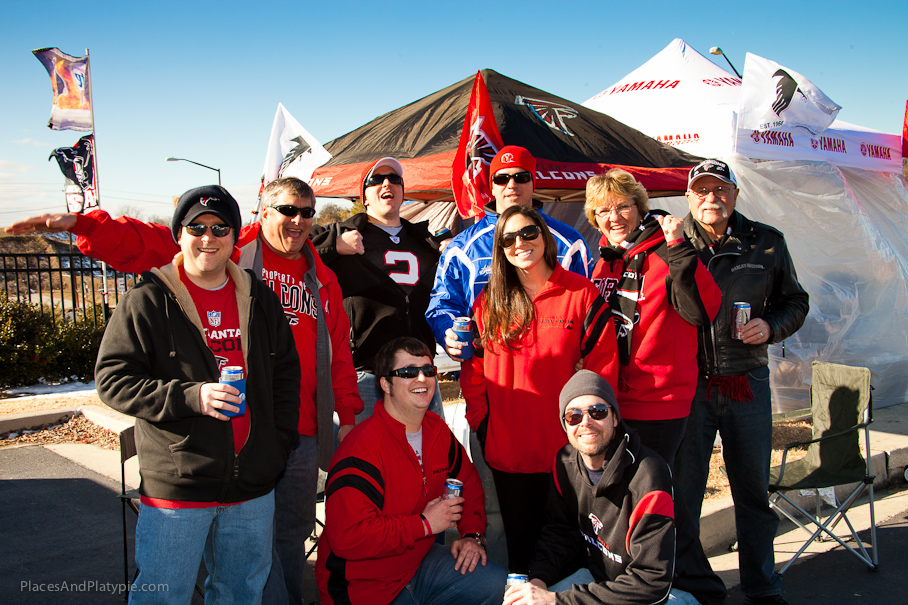 A symphony of friendship and Falcons colors