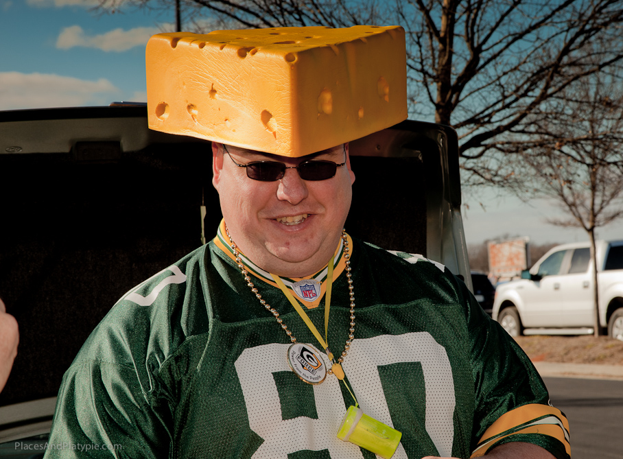 Cheese definitely makes a strong fan statement!