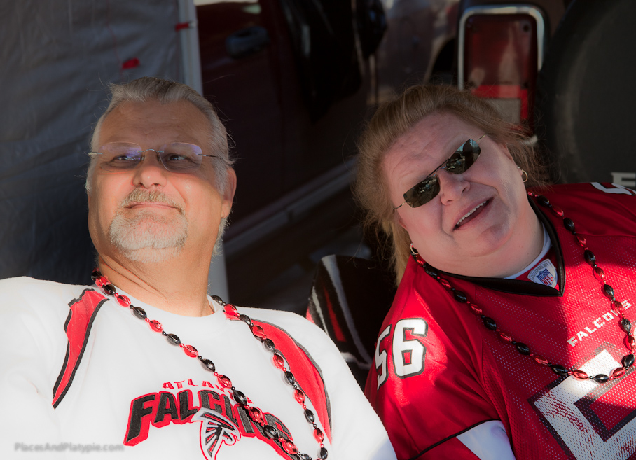 Sun, shade, friends and football - EZ tailgating style!