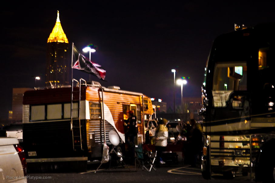 Going inside a fan van equipped for the big game via satellite!