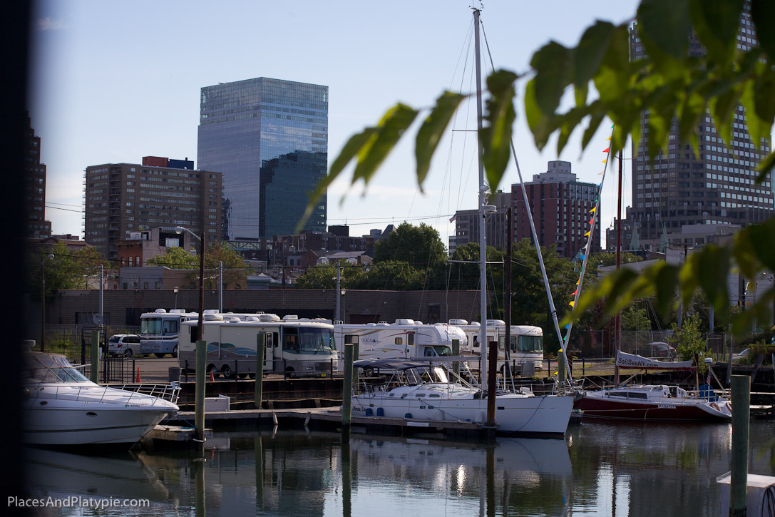 Another view of the marina and RV park