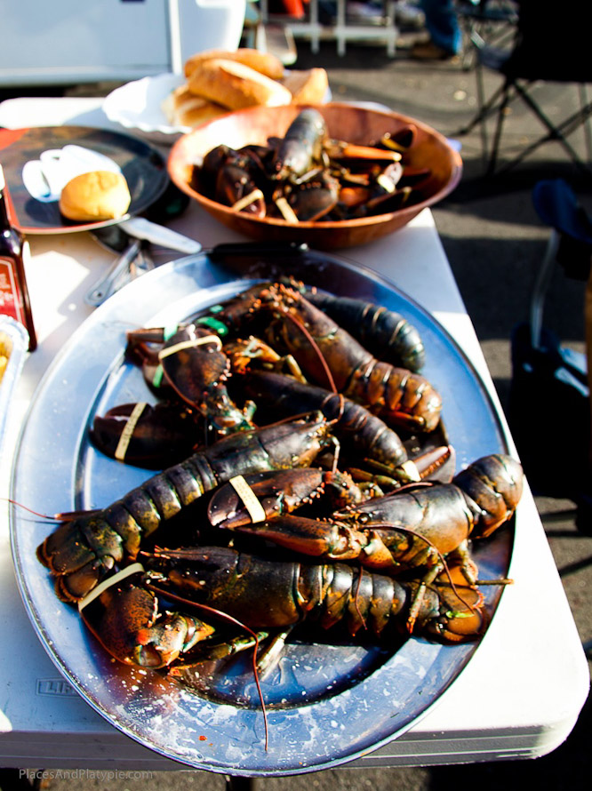 NY tailgating cuisine - they have it all