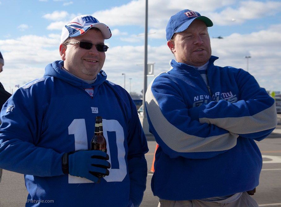 The tailgating coaching staff