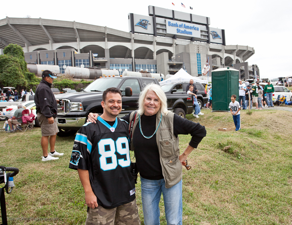 Two great NFL Fans - Hans of Quest for 31 (Stadiums) and Peg!