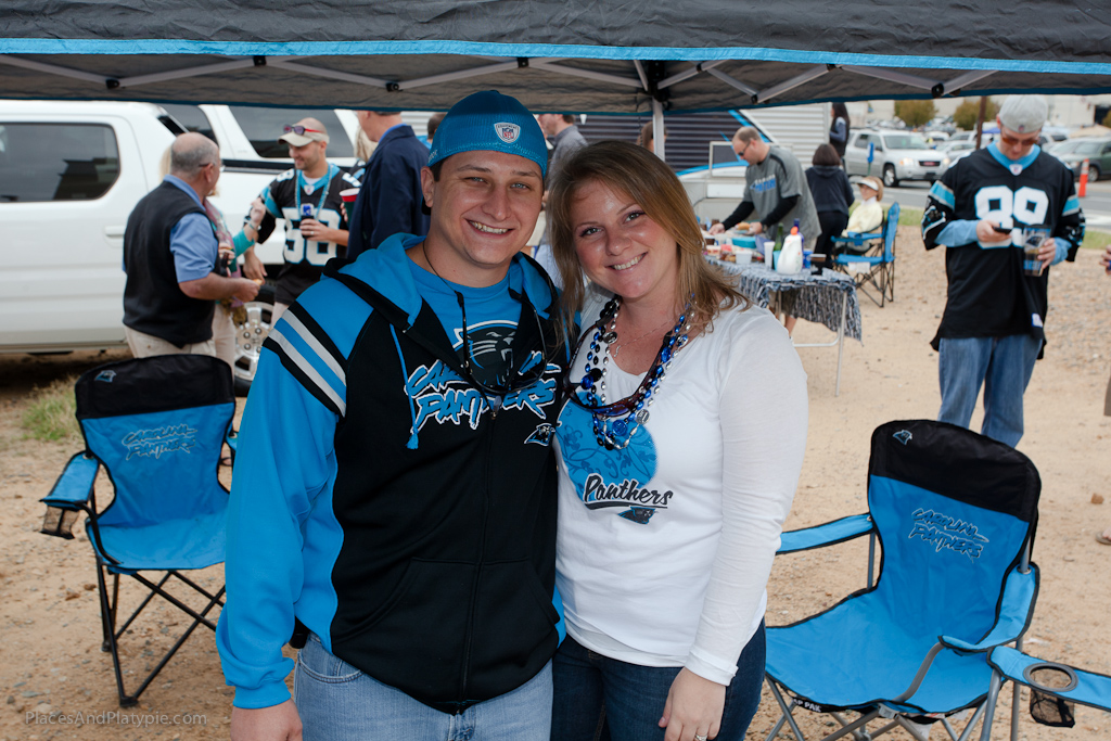 Tailgating is a great time  - it shows, huh?
