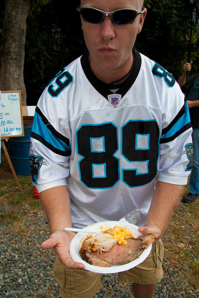 You NEVER saw Roast Beef like THIS at tailgating anywhere! (PANTHERFANZ buffet)