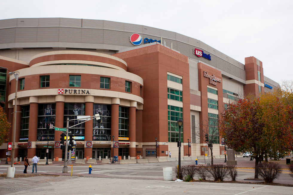 The uncompromising Purina, Pepsi, USBank, Boeing, Edward Jones Dome and Convention Center